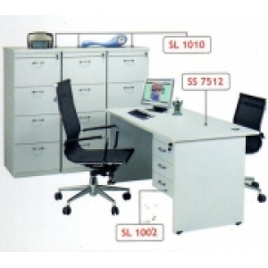Meja Kantor Aditech Silver Series - SS 7512